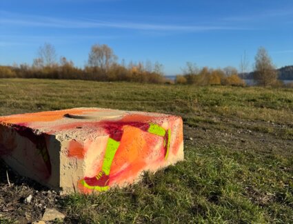 Betónové vodomerné šachty - REVITALIZÁCIA nábrežia NO