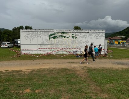 SMZ Jelšava - graffiti workshop