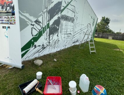SMZ Jelšava - graffiti workshop