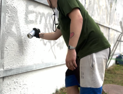 SMZ Jelšava - graffiti workshop