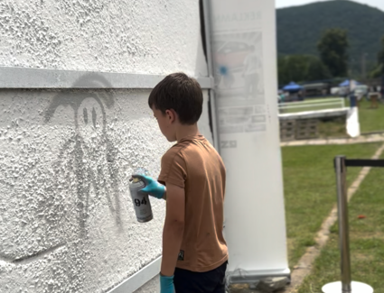 SMZ Jelšava - graffiti workshop